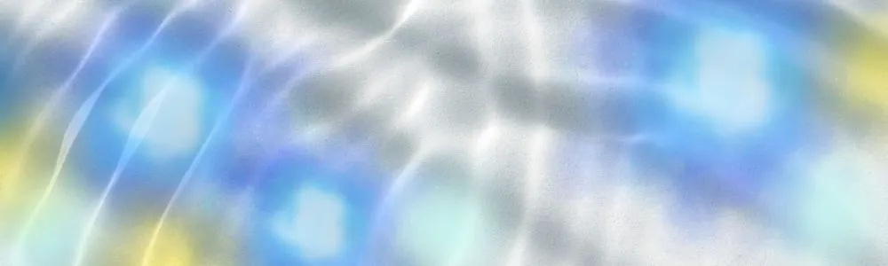 グレーの水紋とブルーの水玉の画像